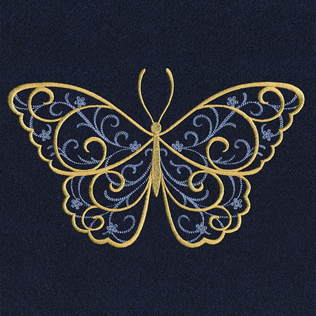 Elegance and Swirls Butterfly