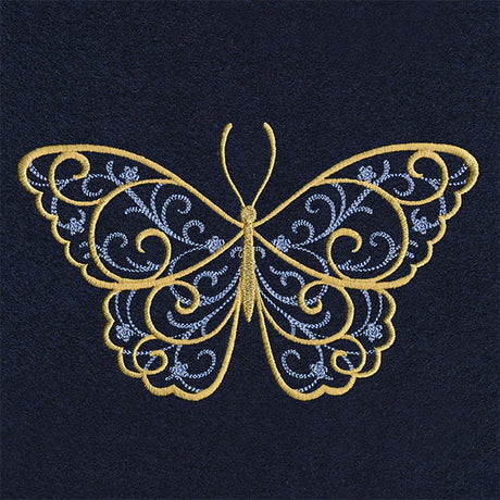 Elegance and Swirls Butterfly