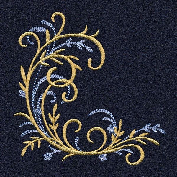 Elegance and Swirls Corner