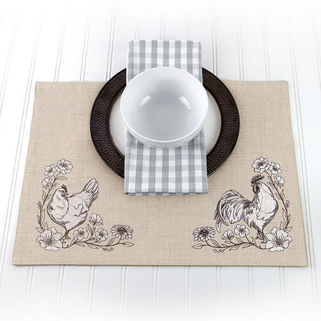 In Your Corner of the Country Hen Etching