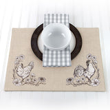 In Your Corner of the Country Hen Etching