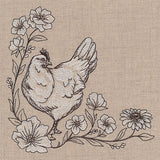 In Your Corner of the Country Hen Etching