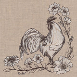 In Your Corner of the Country Rooster Etching