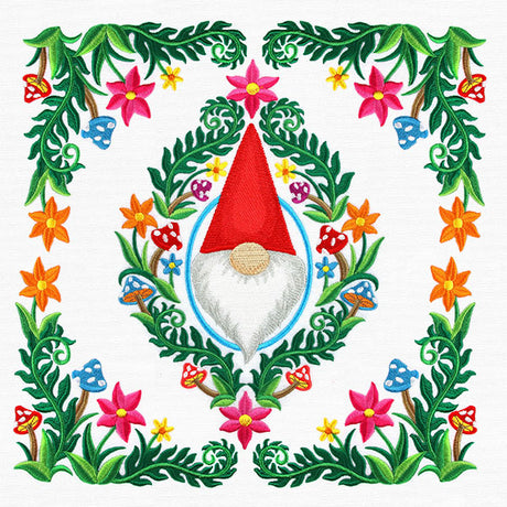 Whimsical Forest Gnome Cameo