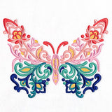 Modern Jacobean Butterfly