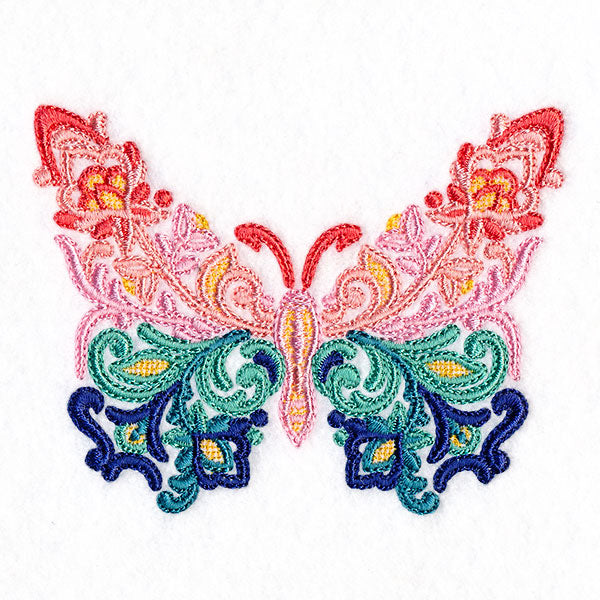Modern Jacobean Butterfly