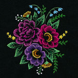 Blooming At Midnight Flower Bouquet