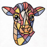 A Touch of Modern Stained Glass Cow