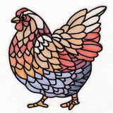 A Touch of Modern Stained Glass Chicken