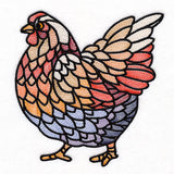 A Touch of Modern Stained Glass Chicken