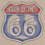 Rustic Americana Route 66 Sign