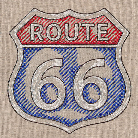 Rustic Americana Route 66 Sign