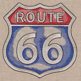 Rustic Americana Route 66 Sign