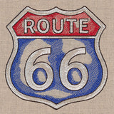 Rustic Americana Route 66 Sign