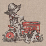 Life on the Tractor Farmer Fred Etching