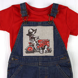 Life on the Tractor Farmer Fred Etching