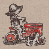 Life on the Tractor Farmer Fred Etching