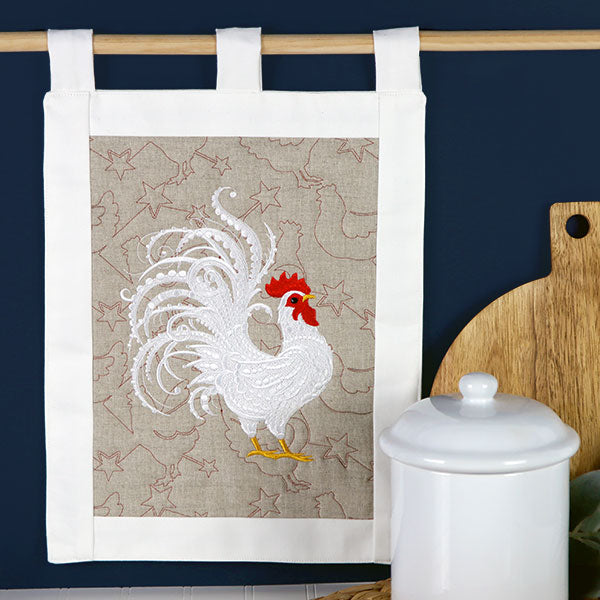 Americana Stars & Chickens (Edge-to-Edge Quilting)