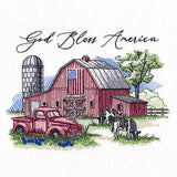 God Bless America Barn Scene