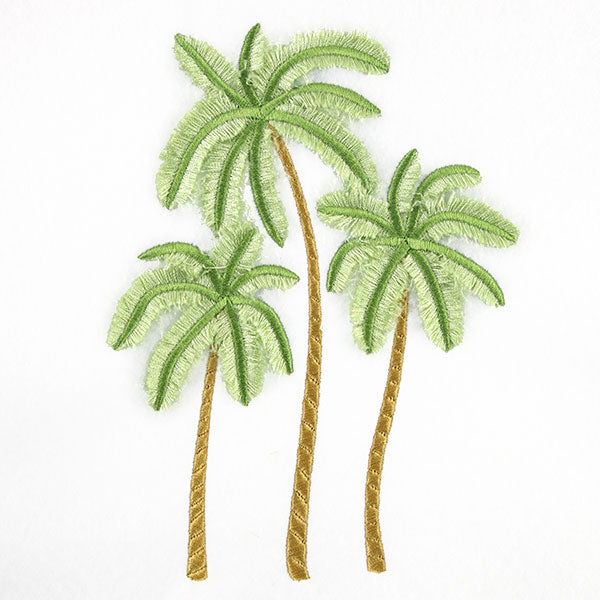 fringe palm plant Stitch to the Tropics Palm Trees (Fringe) 6.64" x 4.89" / 168.67mm x 124.13mm | Machine Embroidery Design