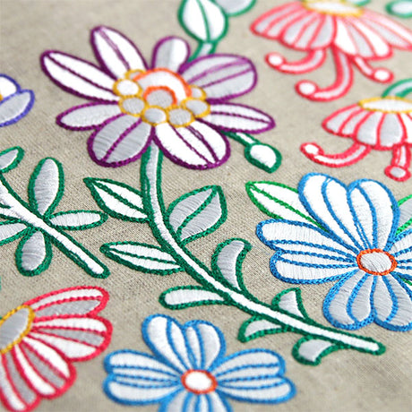 Blooming in Spring Flowers Border