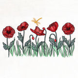 Sunshine and Poppies Border