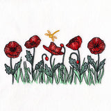 Sunshine and Poppies Border