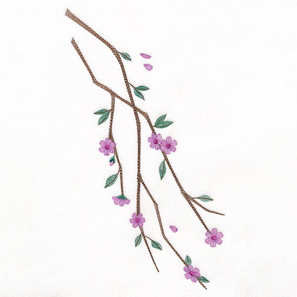 Spring Flower Blossoms and Branches Spray