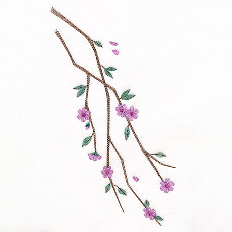 Spring Flower Blossoms and Branches Spray