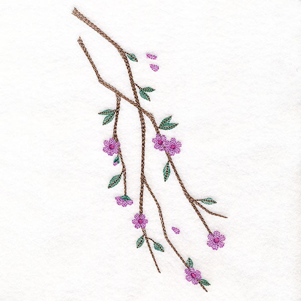 Spring Flower Blossoms and Branches Spray