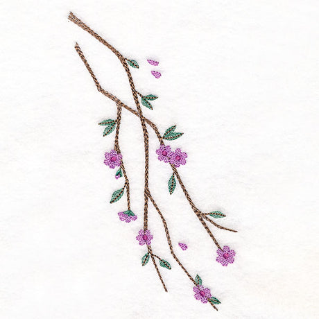 Spring Flower Blossoms and Branches Spray