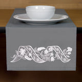 Sheer Elegance Ribbons and Flowers Border