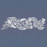 Sheer Elegance Ribbons and Flowers Border