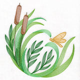Wild & Sheer Cattails Circle
