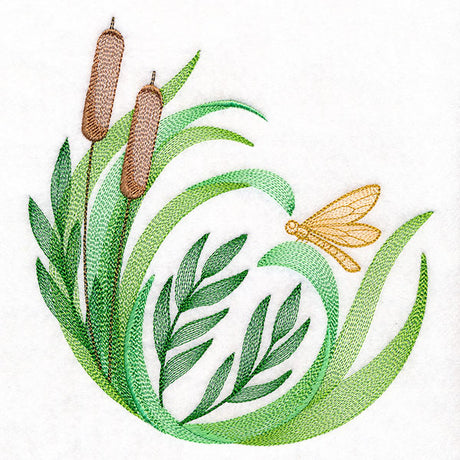 Wild & Sheer Cattails Circle