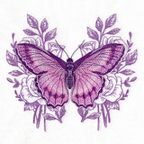 Wondrous Butterfly and Roses