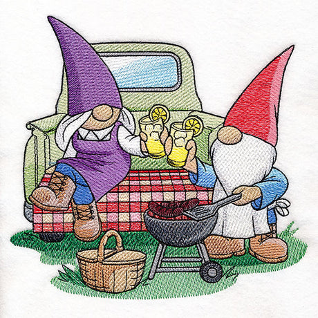 Summer Tailgate Retro Truck Gnomes