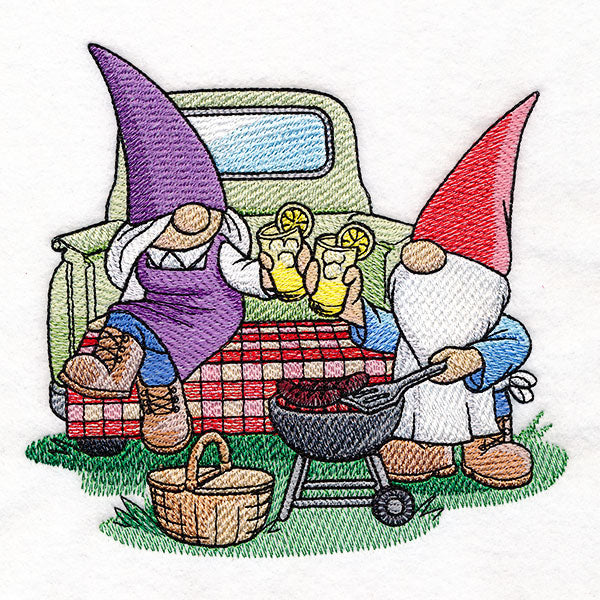 Summer Tailgate Retro Truck Gnomes