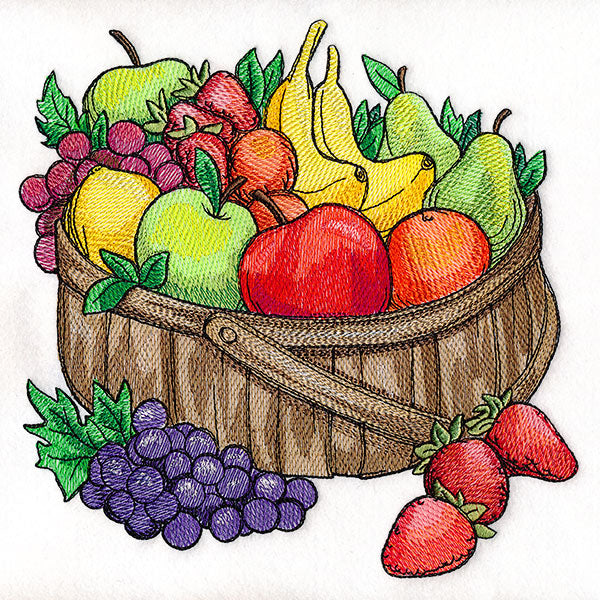 Fruit Basket of Plenty Still Life
