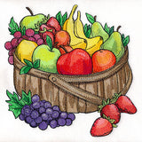 Fruit Basket of Plenty Still Life