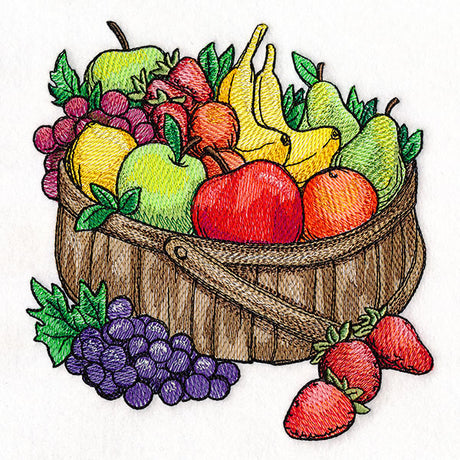 Fruit Basket of Plenty Still Life