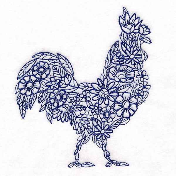 Made to Bloom Flower Rooster