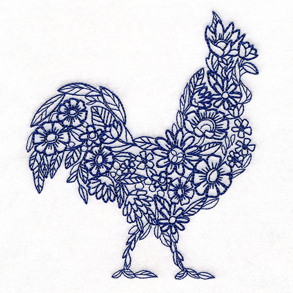 Made to Bloom Flower Rooster