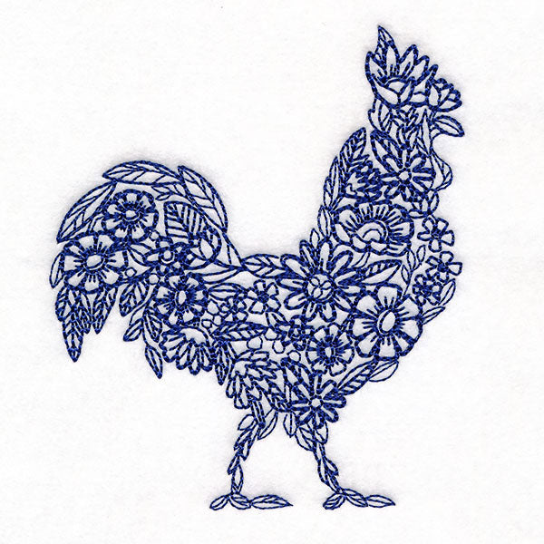 Made to Bloom Flower Rooster