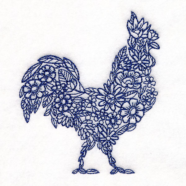 Made to Bloom Flower Rooster
