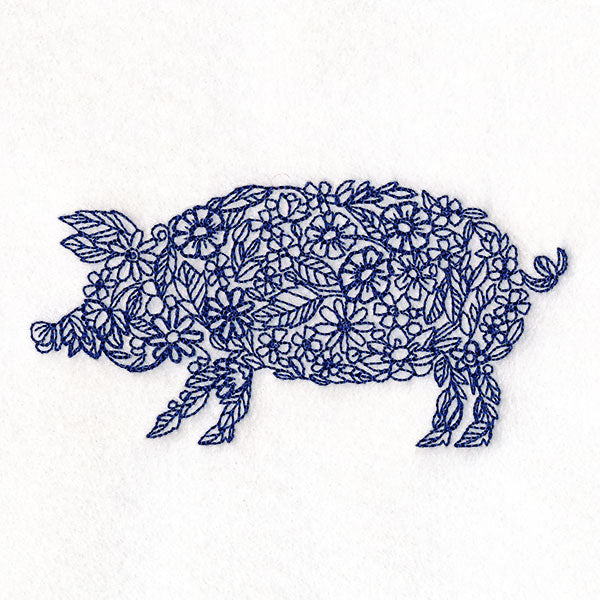 Made to Bloom Flower Pig