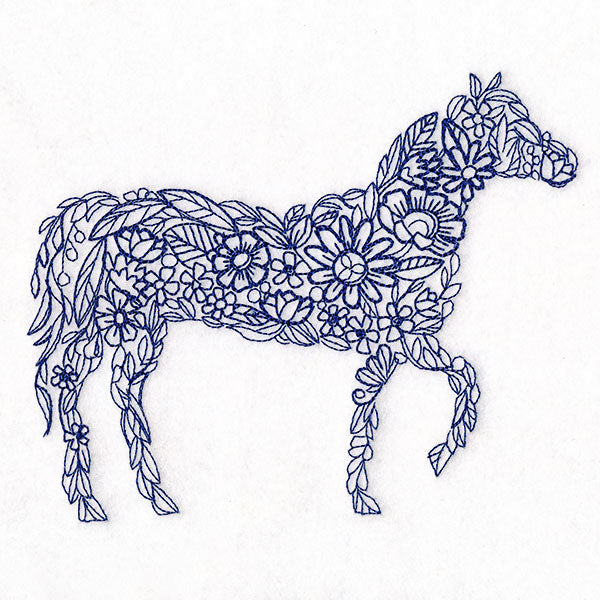 Made to Bloom Flower Horse