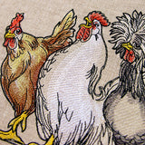 Just My Cluck Chickens Border