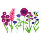 Buzzing with Sunshine Flowers Border (Fringe)