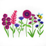 Buzzing with Sunshine Flowers Border (Fringe)